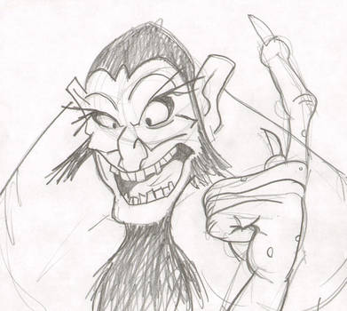 391x350 rasputin drawing study - Anastasia Drawing