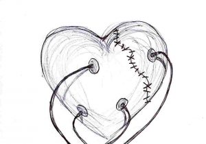 300x210 Arbabi Embroidery Rhcom Anatomically Human Heart Drawing - Anatomically Correct Heart Drawing