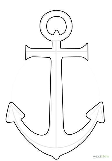 385x550 Anchor Drawing Simple - Anchor Drawing