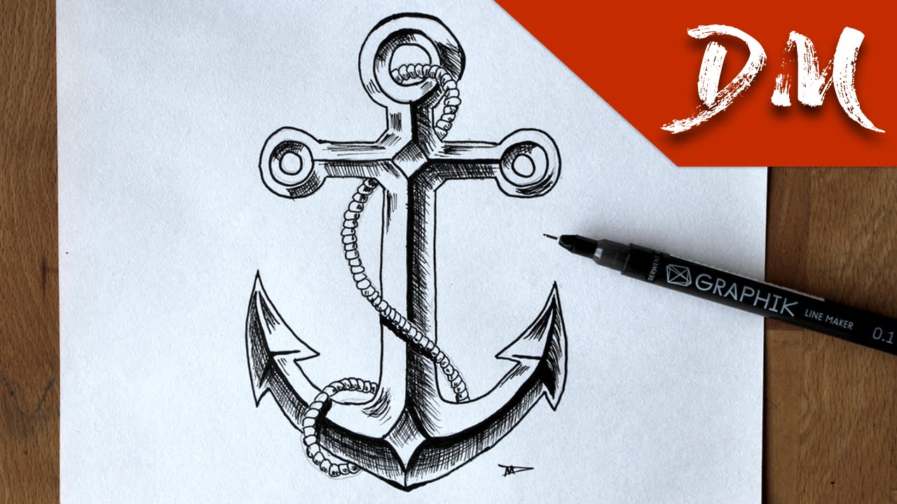 1280x720 Anchor Drawing - Anchor Drawing