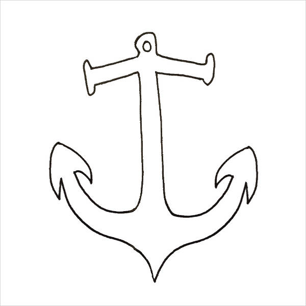 Navy Anchor Drawing at PaintingValley.com | Explore collection of Navy ...