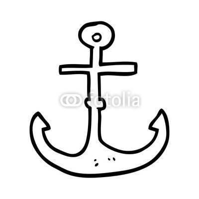 400x400 line drawing cartoon ship anchor buy photos ap images detailview - Anchor Line Drawing