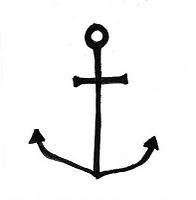 196x200 Anchor, Line Drawing Line Drawing For Quilting Anchor Sketch - Anchor Line Drawing