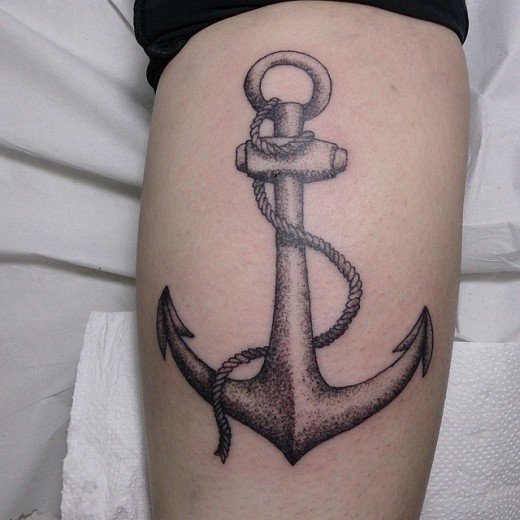 520x520 Anchor Tattoos Designs, Meanings, And Other Ideas Tatring - Anchor Tattoo Drawings