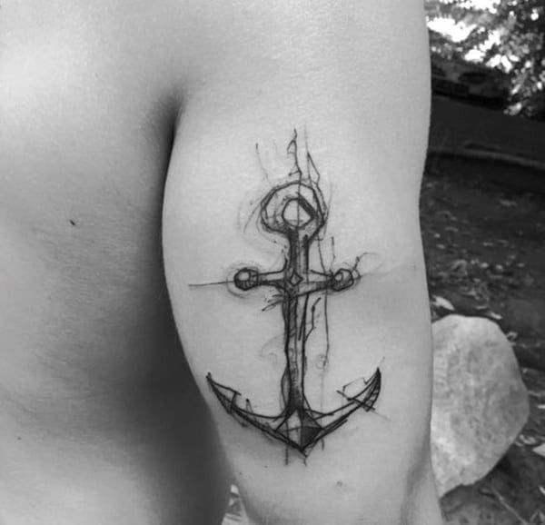 600x578 amazing anchor tattoo designs for all ages - Anchor Tattoo Drawings