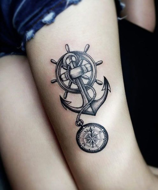 605x726 Unique Anchor Tattoo Ideas Best Tattoos For Ideas Designs - Anchor Tattoo Drawings