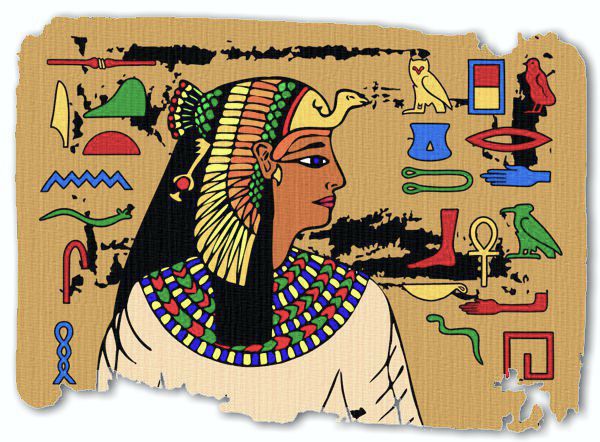 600x442 How To Draw An Ancient Egyptian Head - Ancient Egypt Drawings