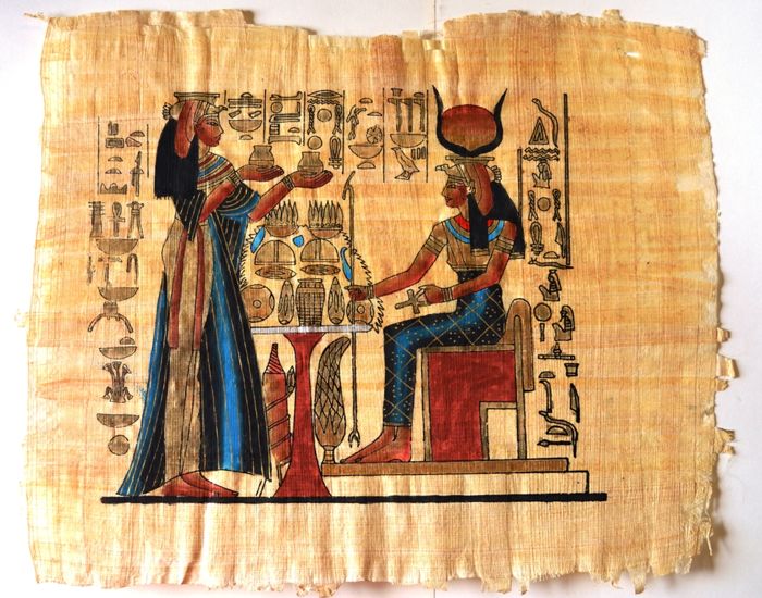 700x550 Vintage Wood Footed Cigarette Music Box With,seven - Ancient Egypt Drawings