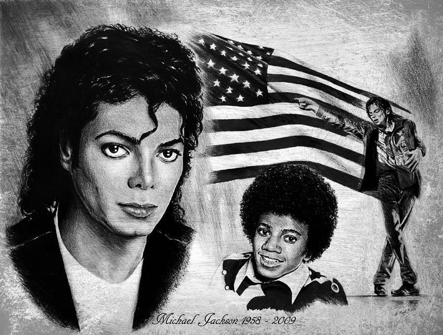 900x680 michael jackson drawing - Andrew Jackson Drawing