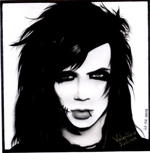 500x510 Andy Biersack Drawing - Andy Biersack Drawing