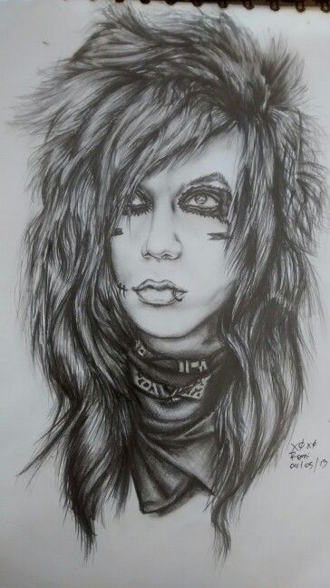 Andy Biersack Drawing at PaintingValley.com | Explore collection of ...