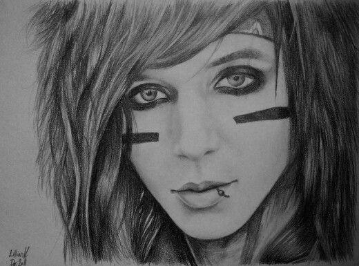 Andy Biersack Drawing at PaintingValley.com | Explore collection of ...