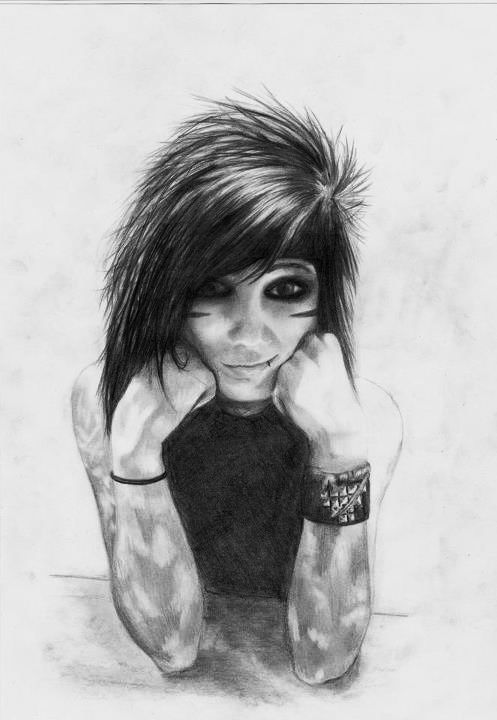 497x720 andy art andy biersack, black veil brides - Andy Biersack Drawing