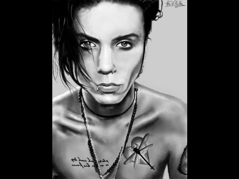 480x360 Speed Drawing Of Andy Biersack - Andy Biersack Drawing