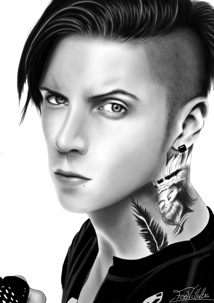 751x1063 Andy Biersack - Andy Biersack Drawing