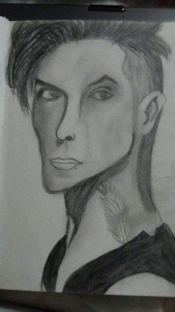 576x1024 Andy Biersack Drawing - Andy Biersack Drawing