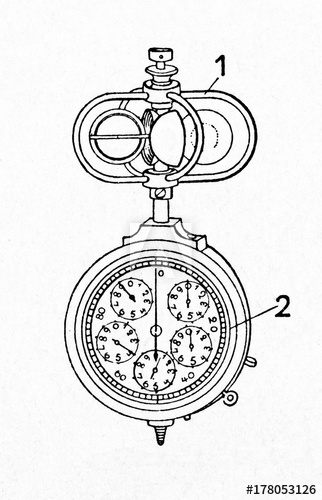 322x500 Hemispherical Cup Anemometer - Anemometer Drawing