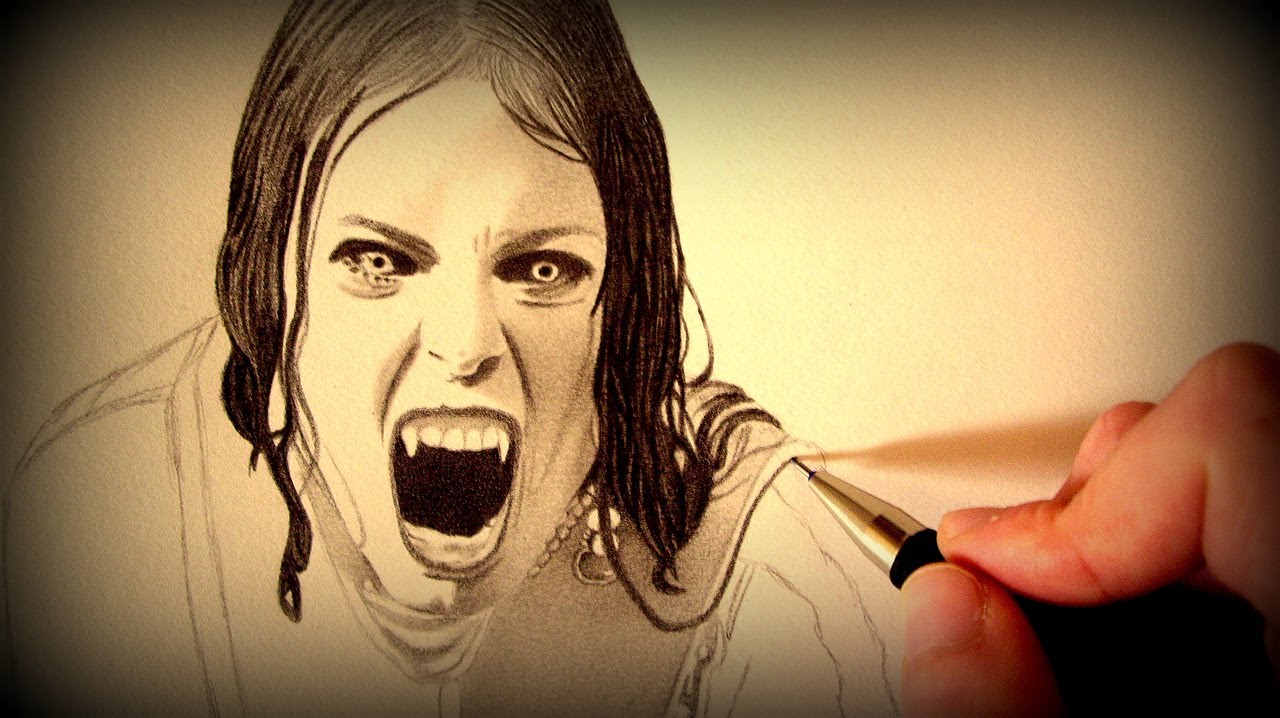 1280x718 Drawing Angels Demons - Angel And Demon Drawings