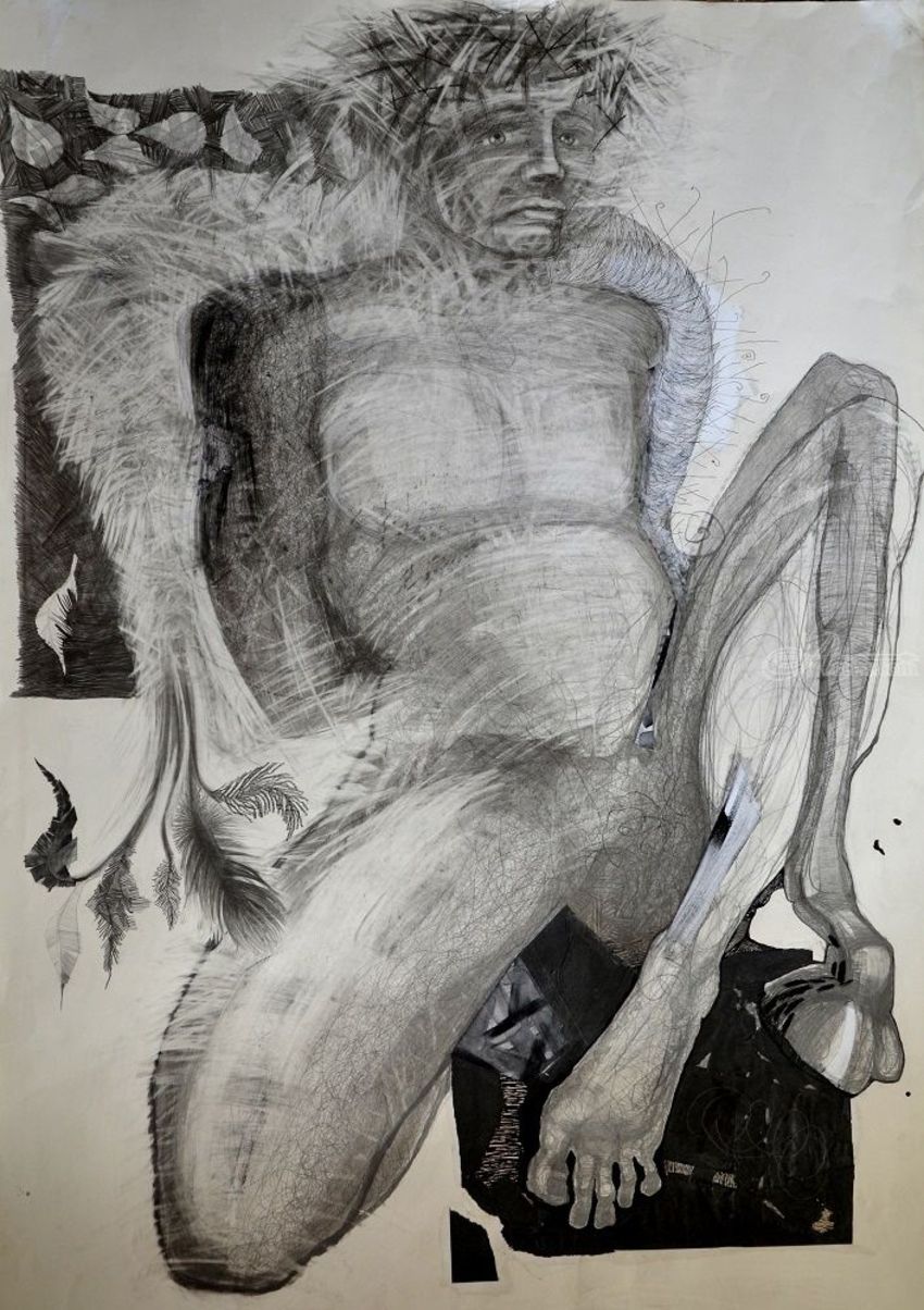 850x1204 Angel An Devil Drawings Sketch - Angel And Devil Drawing