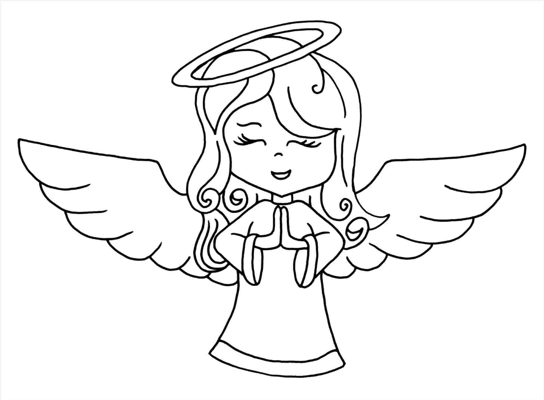 1899x1396 Easy To Draw Angel Cartoon - Angel Cartoon Drawing
