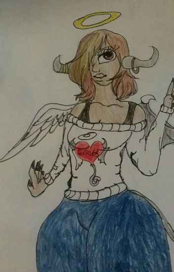 352x550 ask devil angel - Angel Devil Drawing