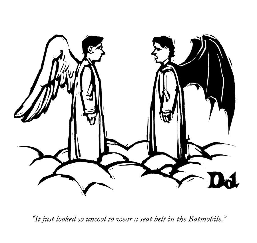 900x853 an angel with bat wings speaks to an angel drawing - Angel Drawing