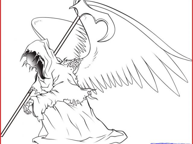 640x480 Drawn Angel Easy Draw - Angel Easy Drawing