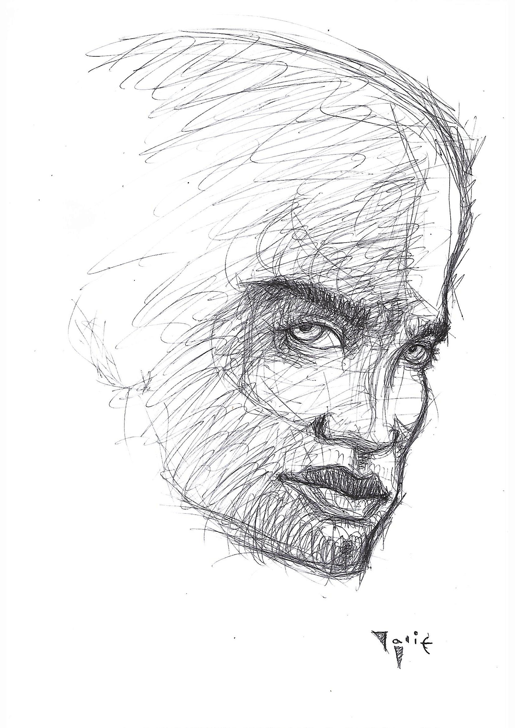 1654x2338 Angel Face - Angel Face Drawing