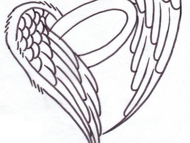 640x480 angel halo drawings - Angel Halo Drawing