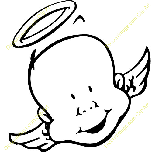 500x500 angel wings with halo clipart collection - Angel Halo Drawing