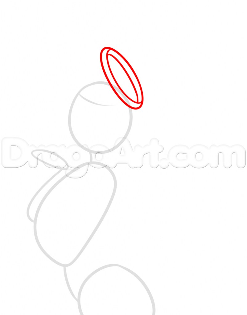 801x1024 angel halo drawing easy - Angel Halo Drawing