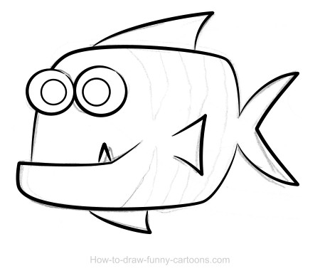 450x388 Line Drawing Fish Of At Getdrawings Com Free For Personal Use - Angel Line Drawing