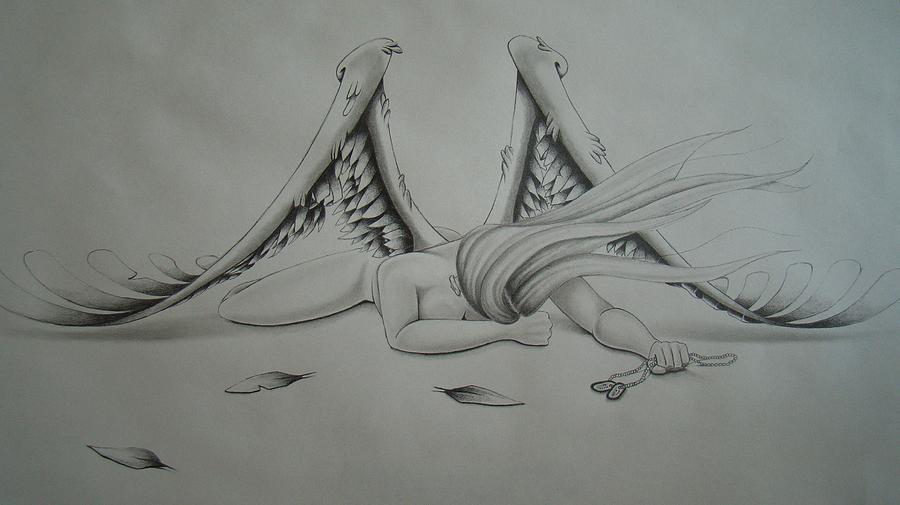 900x505 failed angel drawing - Angel Pictures Drawing