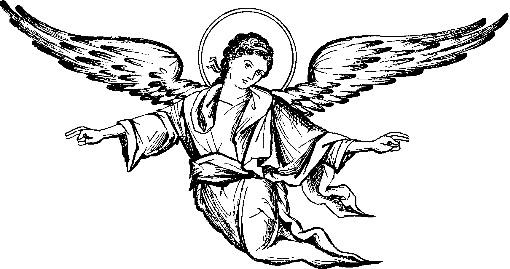 1720x908 Angel Drawing - Angel Pictures Drawing