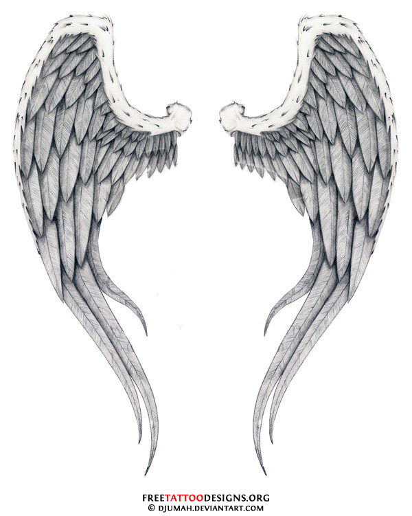 770+ Free Download Tattoo Simple Wings Idea Tattoo