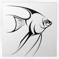 225x225 Image Result For Angelfish Drawing Tattoo Flamingo Tattoo - Angelfish Drawing