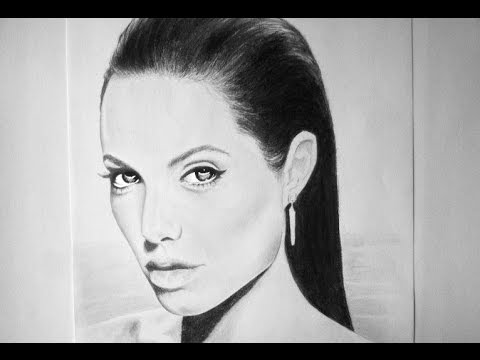 480x360 Angelina Jolie Drawing - Angelina Jolie Drawing