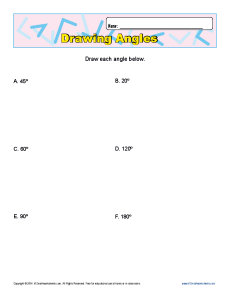 230x298 drawing angles grade geometry worksheets - Angle Drawing