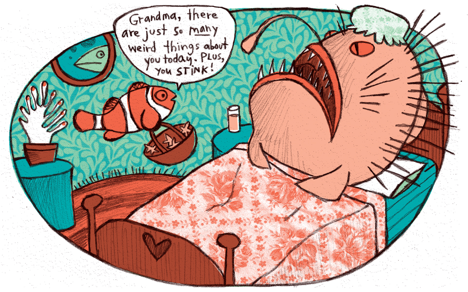 960x600 anglerfish clipart drawing free clip art stock illustrations - Anglerfish Drawing