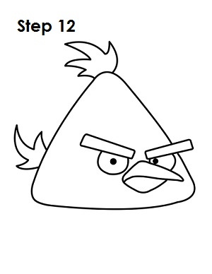Angry Bird Drawing Step By Step