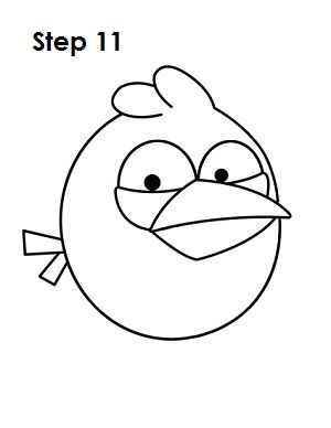 300x388 how to draw blue angry bird drawing bird drawings, drawings - Angry Birds Drawing Pictures