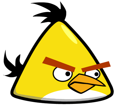 400x367 how to draw yellow angry bird with easy step - Angry Birds Drawing Pictures