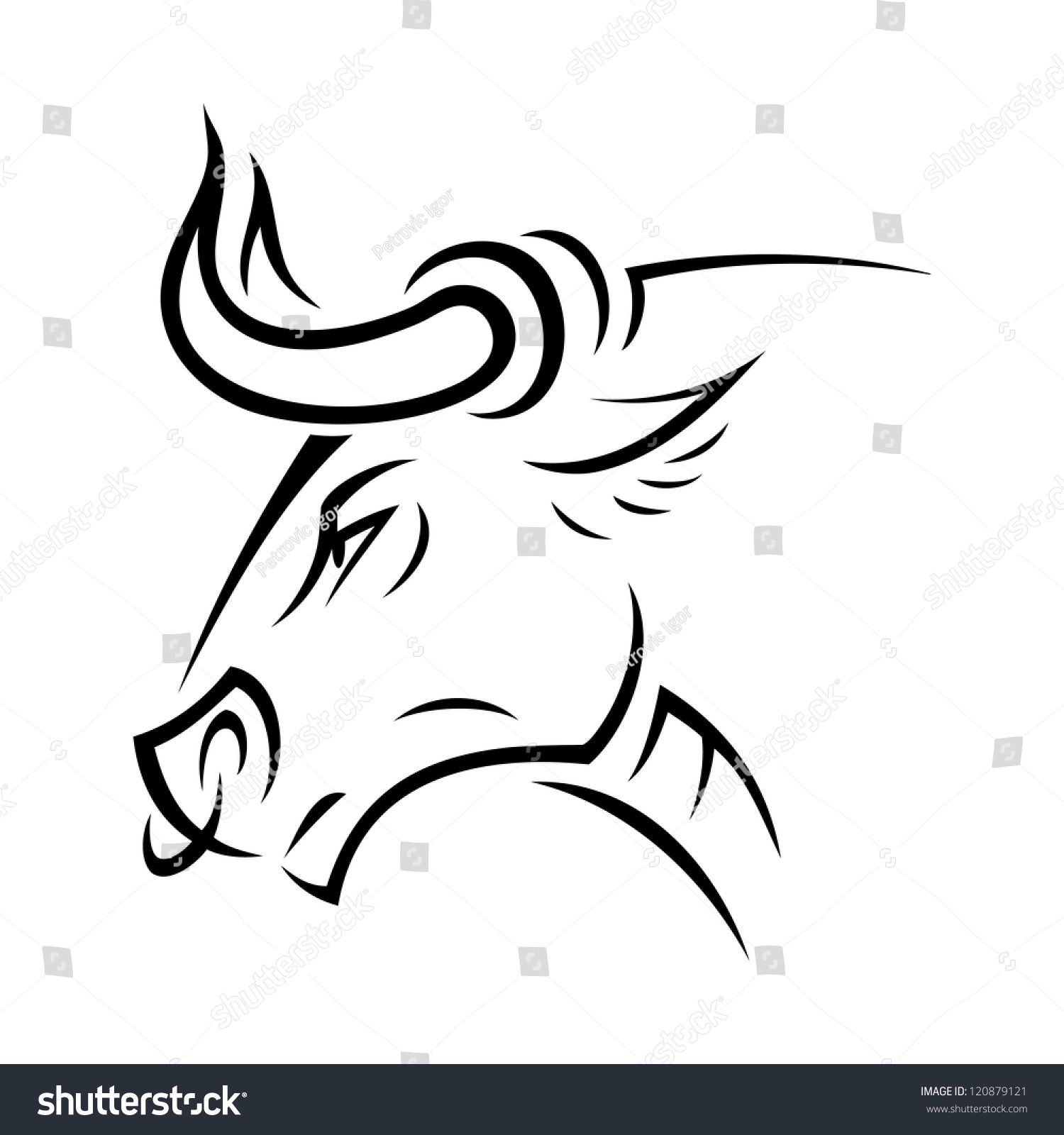 1500x1600 Angry Bull - Angry Bull Drawing