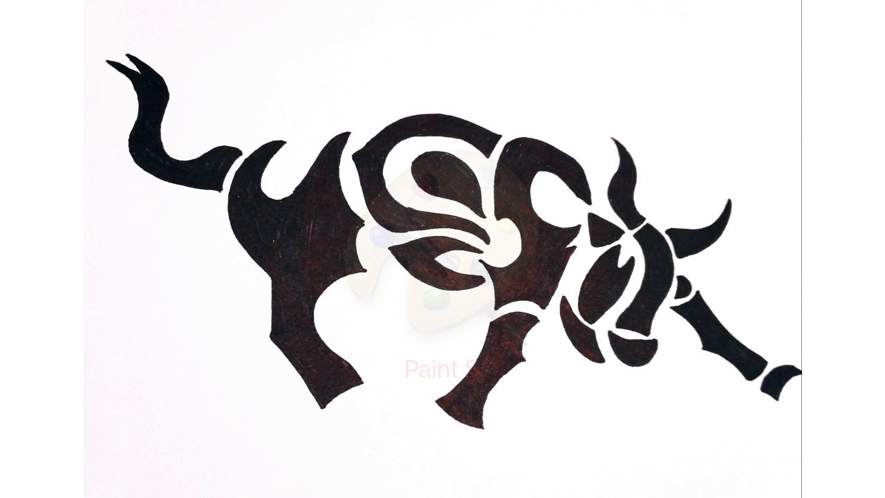 1280x720 How To Draw Angry Bull Step - Angry Bull Drawing