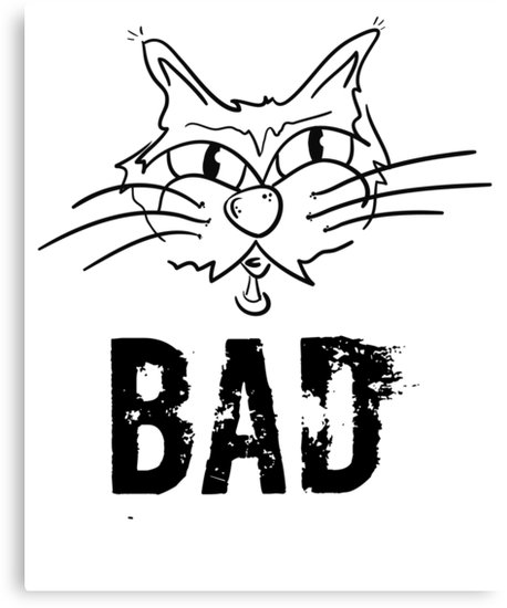 458x550 Bad Angry Cat Gift - Angry Cat Drawing