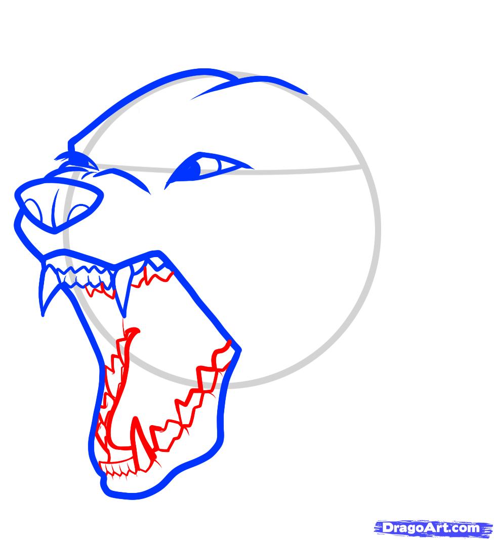 976x1067 how to draw an angry dog, angry dog, step - Angry Dog Drawing