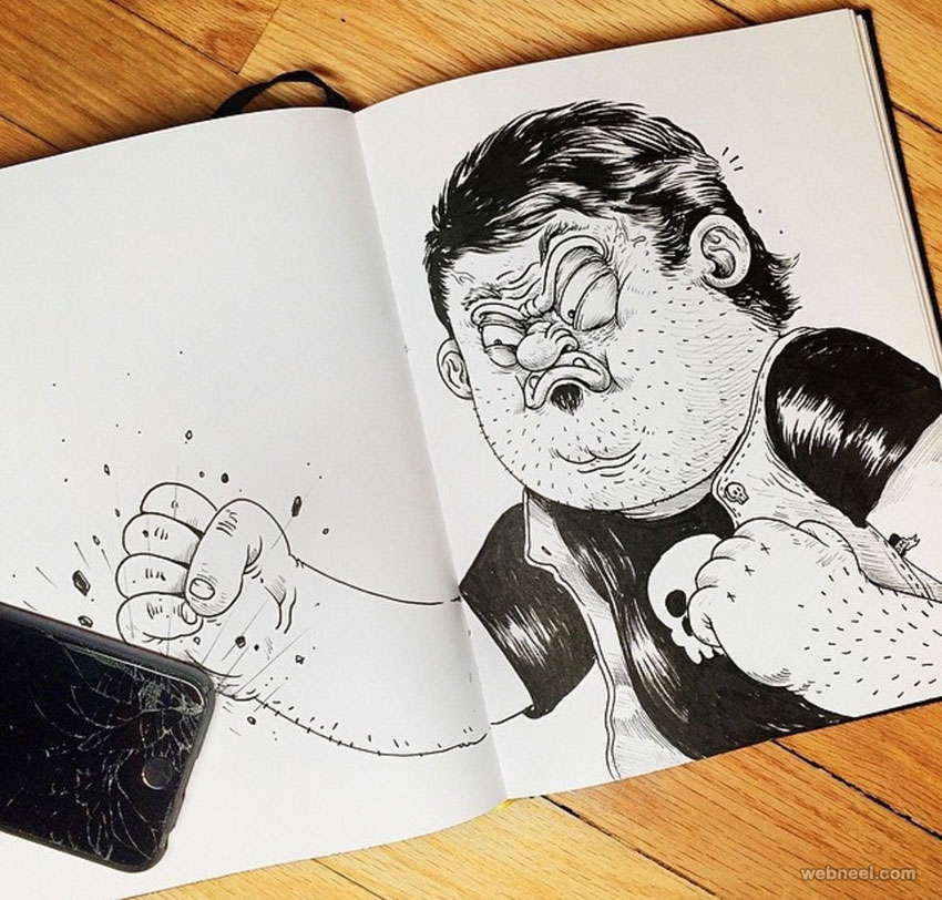 850x812 Funny Drawings Angry - Angry Drawings