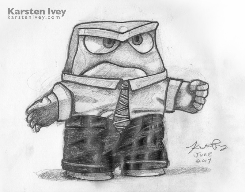 800x628 Pencil Drawings Anger Toy, Inside Out Movie, Still Life, Sketch - Angry Drawings