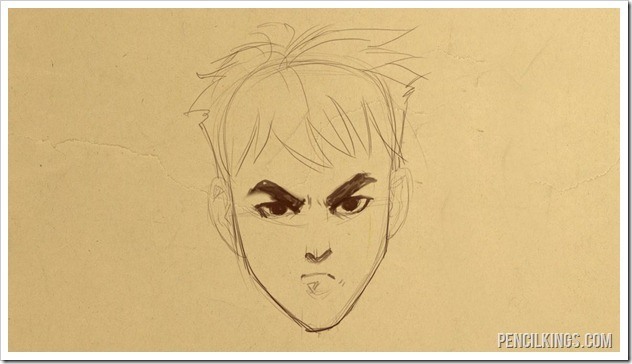 632x364 how to draw an angry face while smiling - Angry Face Drawing