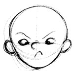 150x150 Facial Expressions And How To Draw Them Dani Jones - Angry Face Drawing